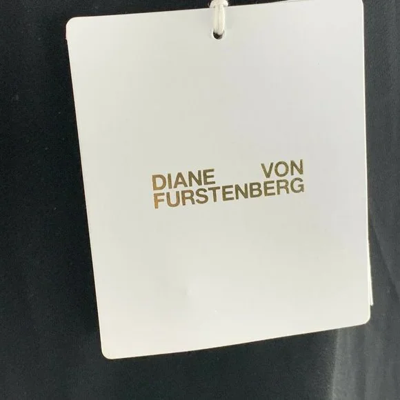 Diane von Furstenberg One-Shoulder Ruffle Circle M - Picture 9 of 10